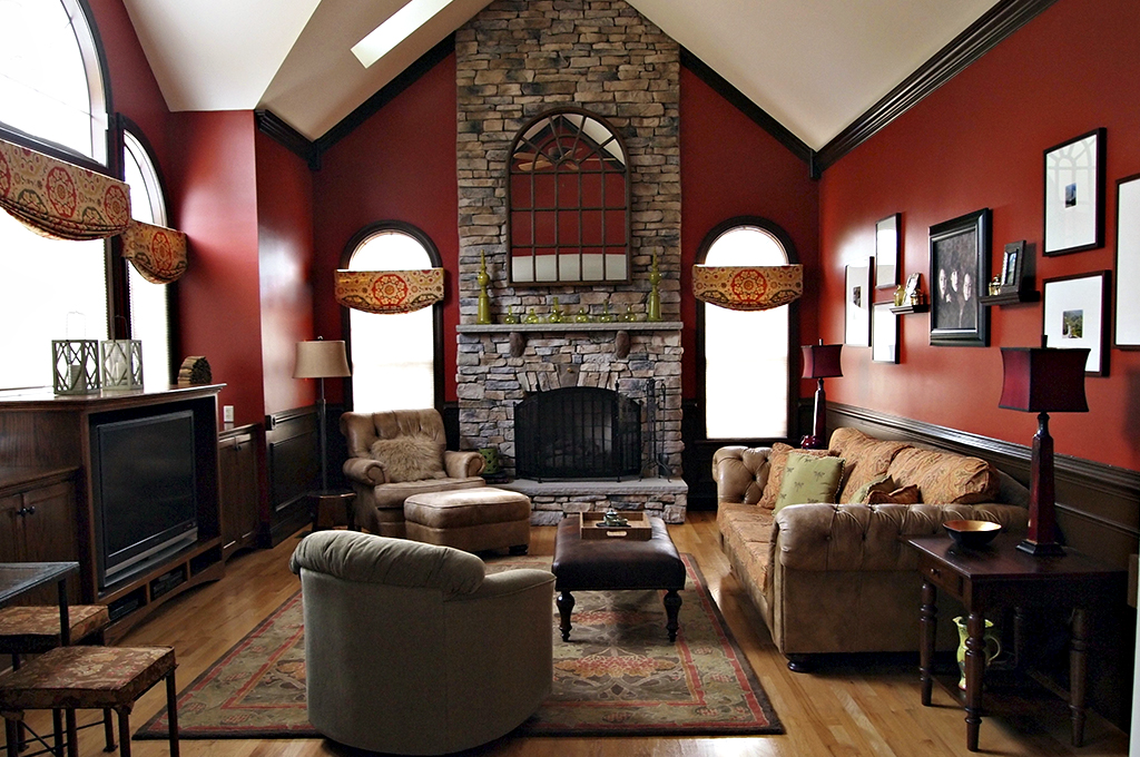 Красная гостиная Красная гостиная