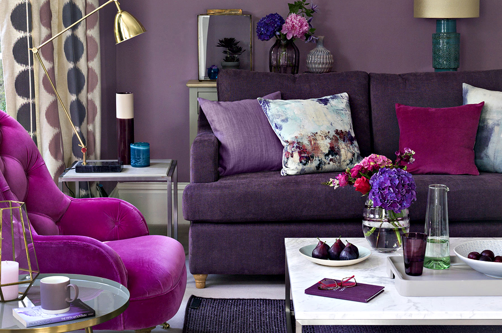 Фиолетовая гостиная Фиолетовая гостиная